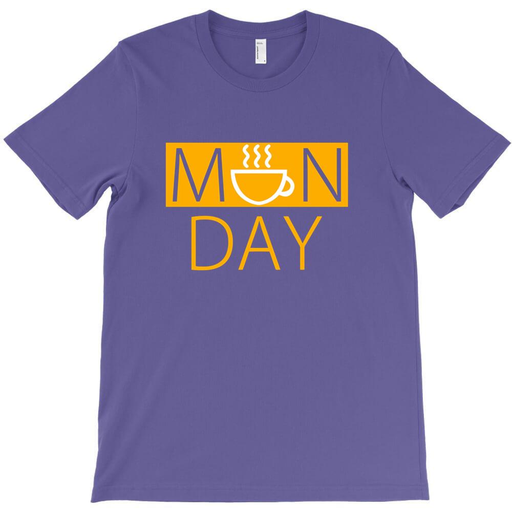 Monday Coffee T Shirt White T Shirt The Men S Crewneck Streetwear T Shirt Clothes