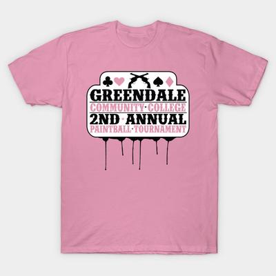 T Shirt damski Greendale turniej paintballowy nadruk w stylu harajuku Kawaii koszulka letnia koszulka damska z krótkim rękawem Top Tee