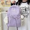 Small fresh schoolbag female college student cute girl computer backpack junior high school high school student versatile travel backpack tide