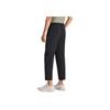 Anta Comfortable Simple Versatile Solid Color Straight Leg Mid Rise Nine Point Sports Pants Men bottoms Basic-Black 152525501-2