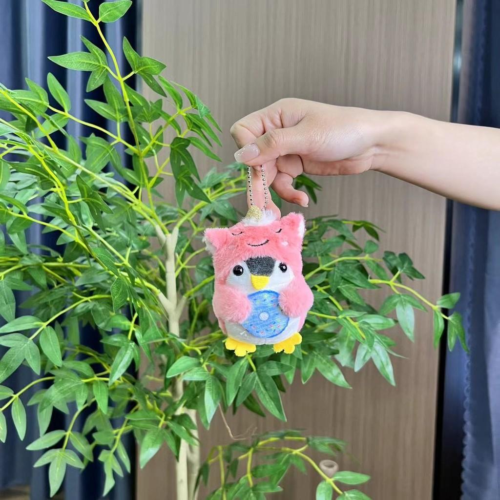 Plush Penguin Whimsical Toy Keychain Lovely Animal Pendant Perfect For Backpack