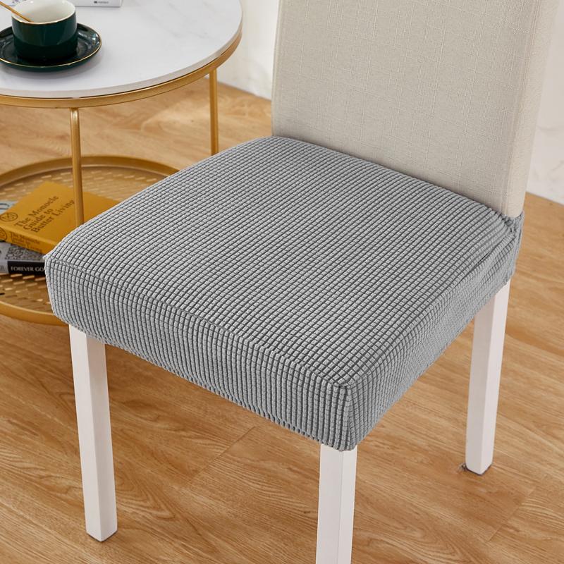 Thick Stretch Printed Dining Chair Covers Elastic Slipcover Protector For Kitchen Room Seats