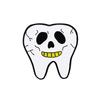 Chic White Toothbrush Brooch: Love Your Smile & Happy Brushing