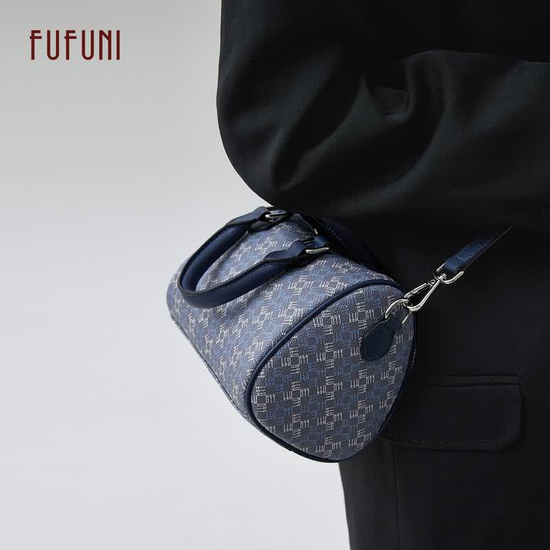 FUFUNI 2026 Monogram Boston Shoulder Bag