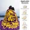 1pc Blanket Omega Psi Phi logo1 Print Design, Lightweight Blanket for Sofa, Bed- Soft &Warm, Gift for All Seasons like Christmas, Halloween