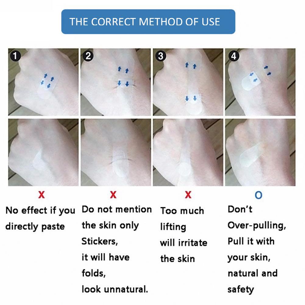 Face Lift V Sticker Makeup Face Chin Lifting Tools Thin Invisible Medical Tape