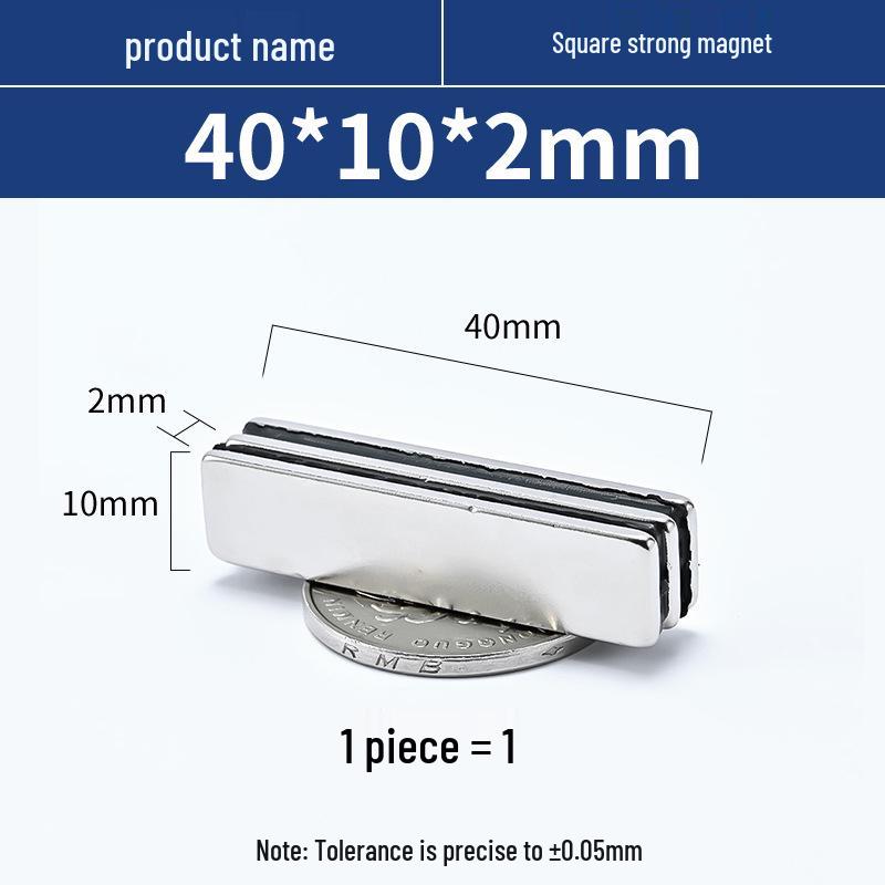 N52 Neodymium Iron Boron Square Magnet – Strong Rare Earth Permanent Magnet