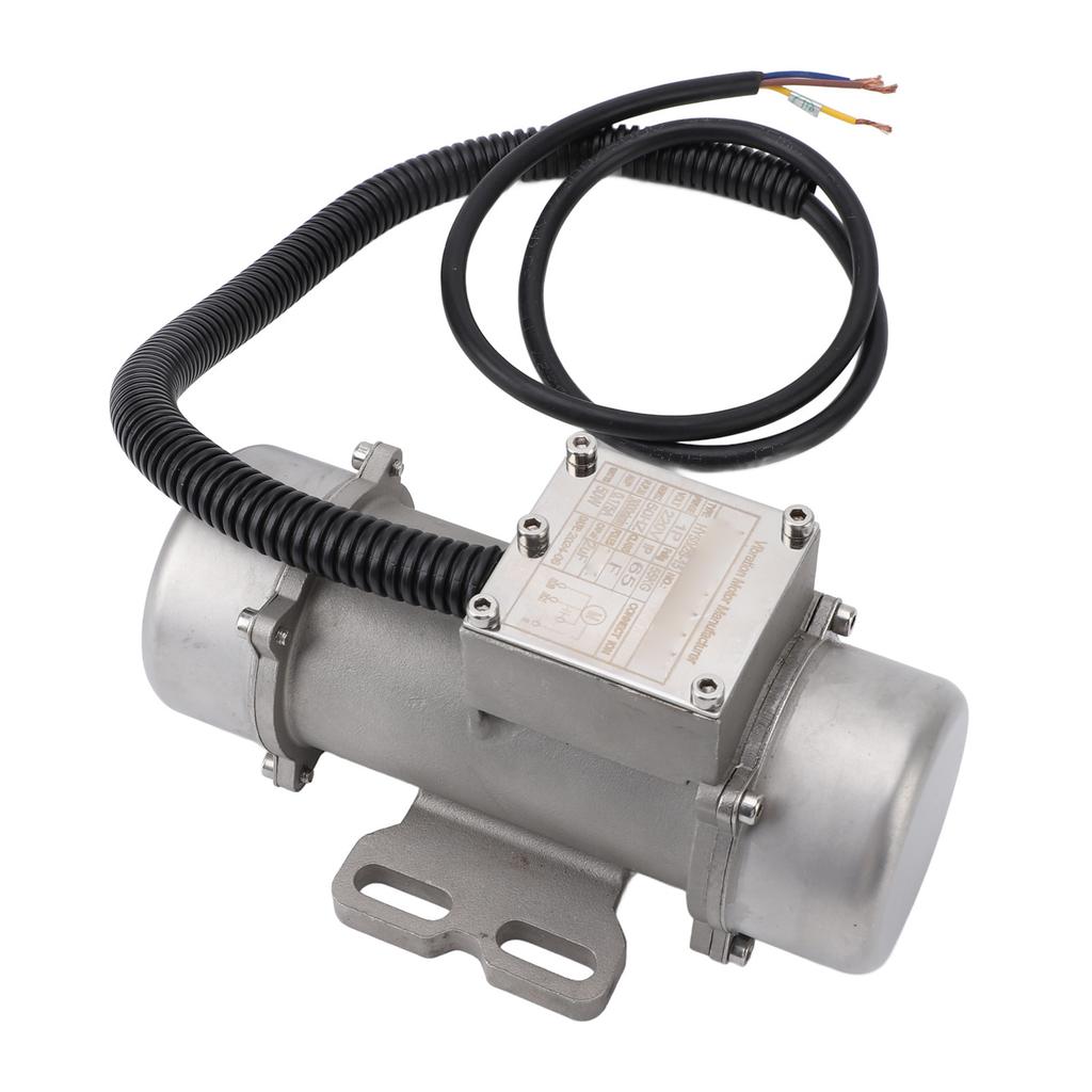 Concrete Vibration Motor Stainless Steel 220V 3000r min IP65 Single Phase Asynchronous Vibrator Motor for Sand Shaker