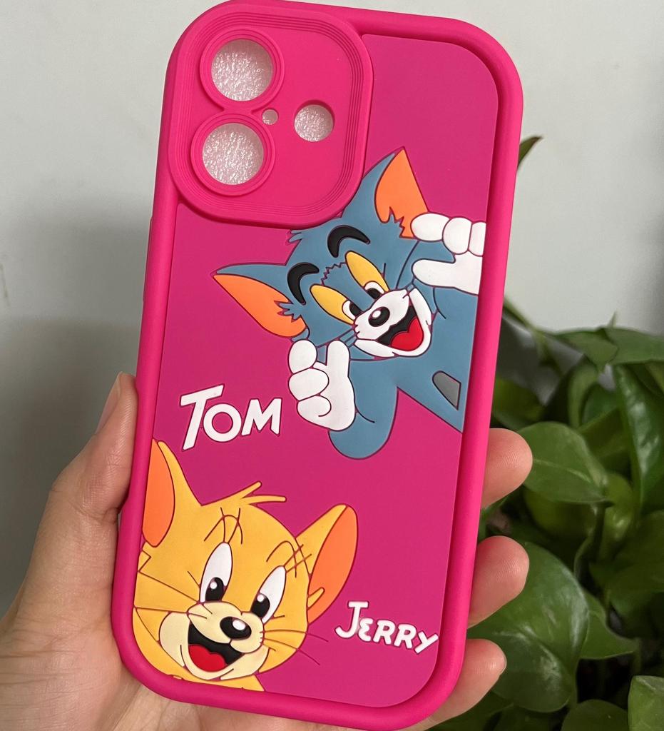 Creative 3D Cartoon Mouse Cat Silicone Phone Case for IP16 Pro Max/15/14/13/12
