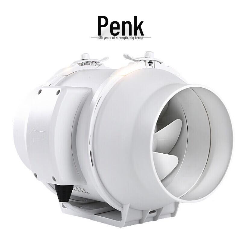 Penck 4-inch Inline Duct Exhaust Fan White