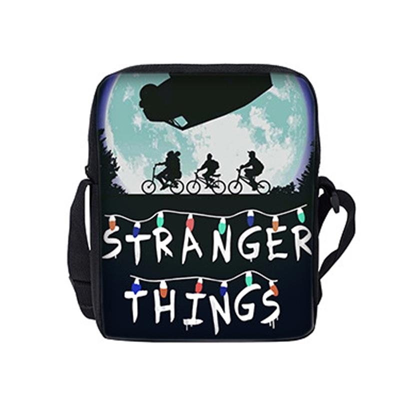 Στυλάτη Τσάντα Φαγητού Stranger Things Τσάντα Χιαστί Για Επιστροφή Στο Σχολείο
