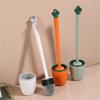 Toilet Brush Lavatory Brush Carrot Toilet Brush Holder Set No Drill Innovative Durable Bathroom Cleaning Brush