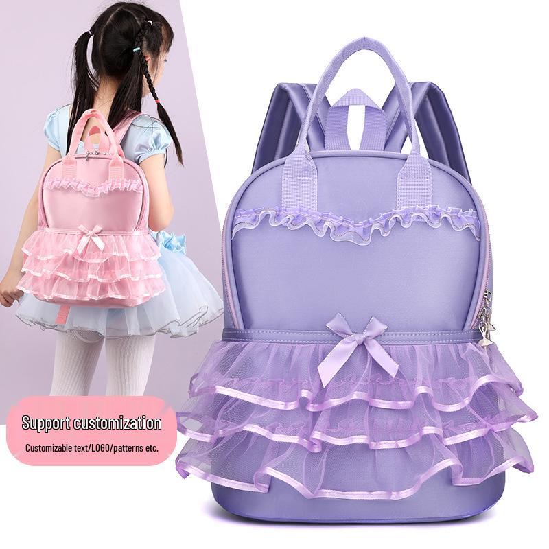 Girls' Princess Dress Style Backpack for Ages 3-6 Kindergarten - Fresh & Cute Design
