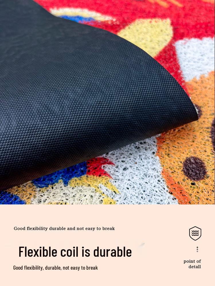 Cartoon Door Mat: Sand Scraper, Wear-Resistant, Anti-Slip, Easy-to-Clean