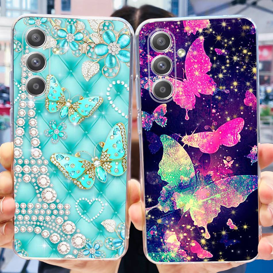 For Samsung Galaxy A55 Case Samsung A55 5G SM-A556B Fashion Printing Soft Silicone TPU Phone Back Cover
