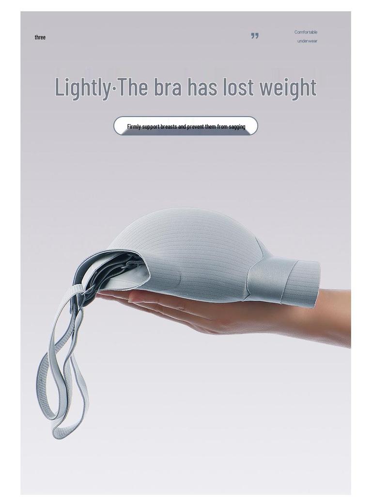 Seamless Lift-Up Bra: Soft Support & Anti-Sagging for Women