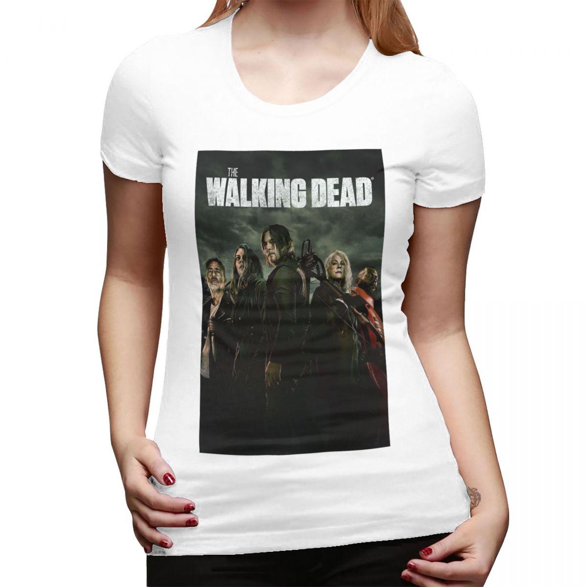 

The Walking Dead TShirt for Women Crew Neck Streetwear T Shirts Womens Tees Short Summer Clothes Tops S