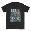Vintage SZA SOS TShirts for Men Crew Neck 100% Cotton T Shirts Short Sleeve Tee Unisex T-Shirt
