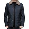 Men's Cotton Jacket with Removable Collar
