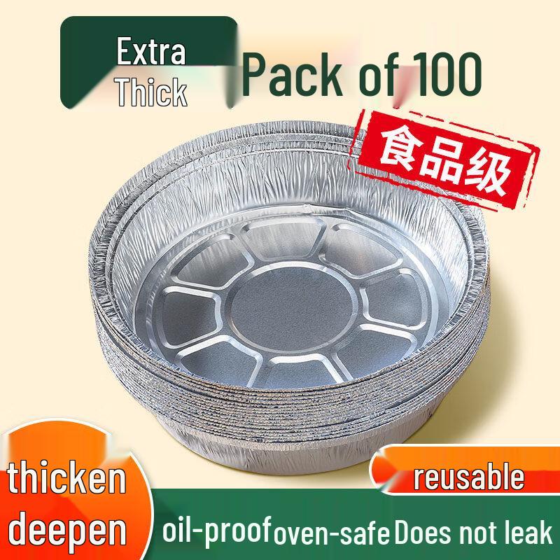 ZISIZ Heißluftfritteuse Einweg-Aluminiumfolien-Schalen