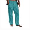 European and American men's linen casual pants spring and autumn men's cotton and linen casual trousers