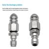 Stainless Steel High-Pressure Sewer Cleaning Nozzle with 1 Front Jet and 6 Rear Jets