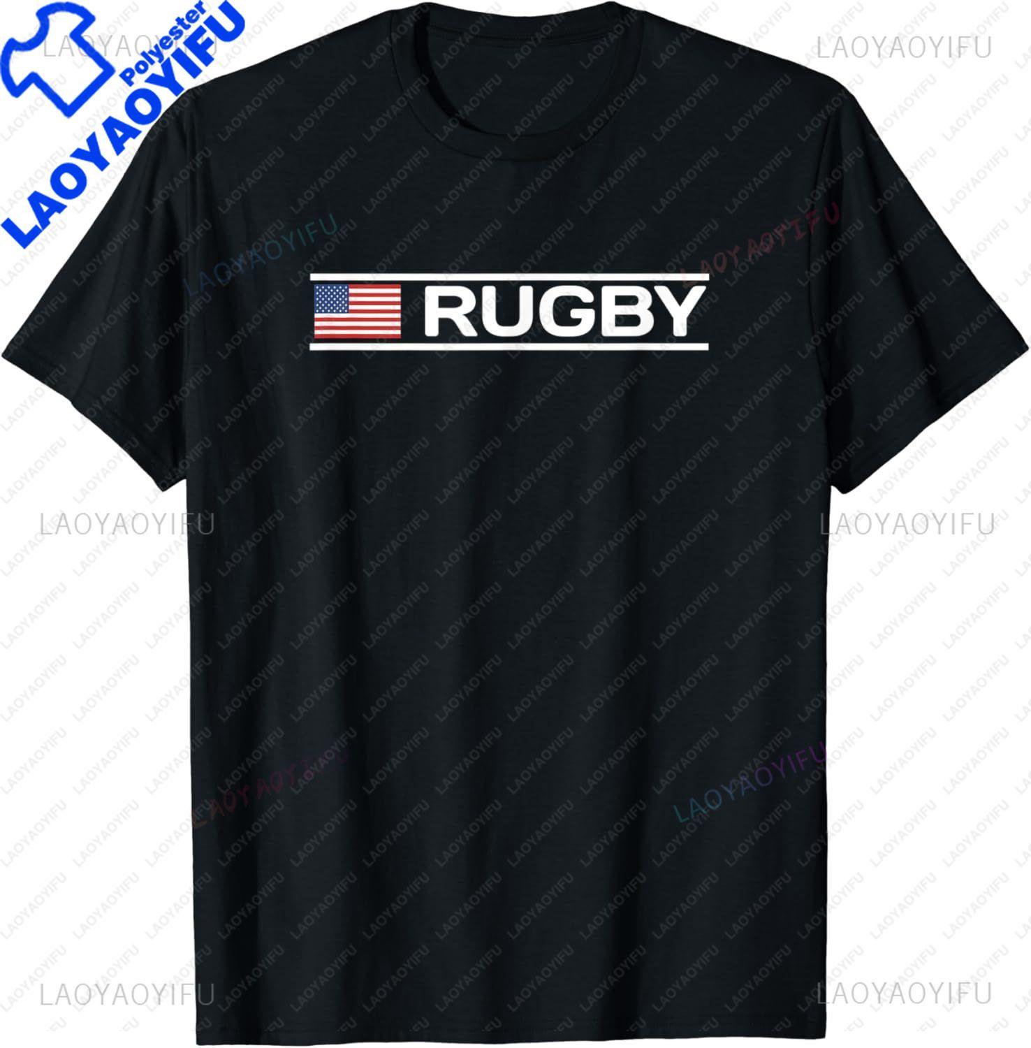 Vintage Rugby Player Sports Retro Unisex Boys Soccer TShirt Cute Print Cartoon TShirt Unisex Women Fashion Tee Creativity Shortsleev S