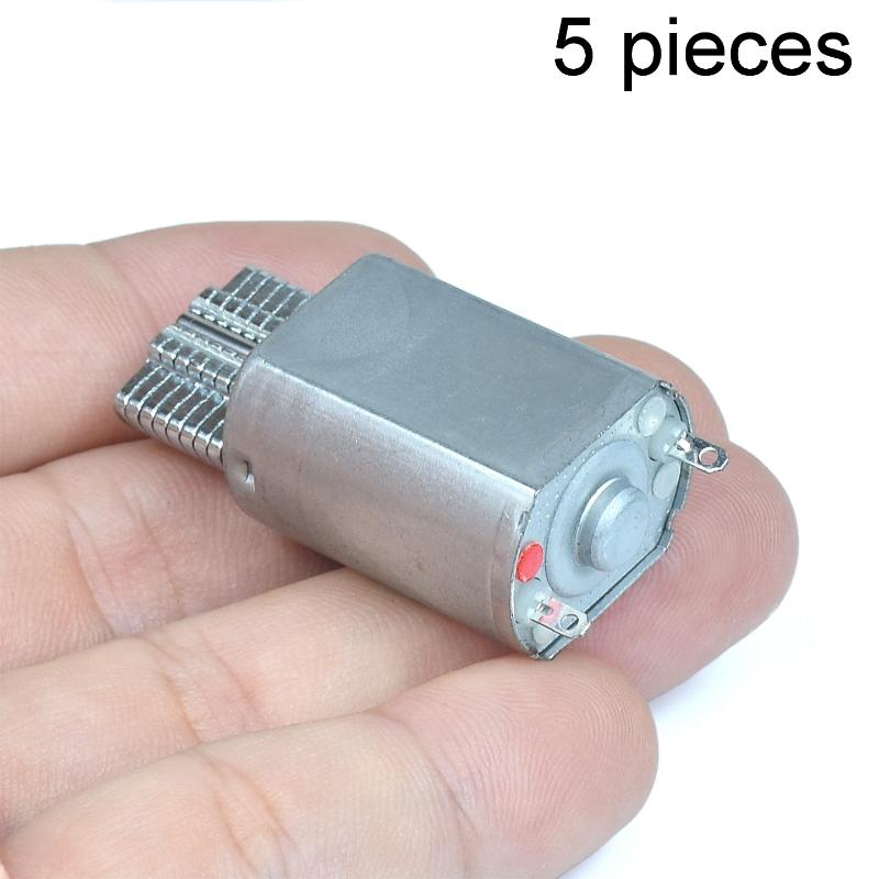 1/5Pcs Mini 130 Dc Vibration Motor Eccentric Wheel 20Mm Vibrating Motor Strong Vibration Dc3‑6V For Diy Electronic Parts