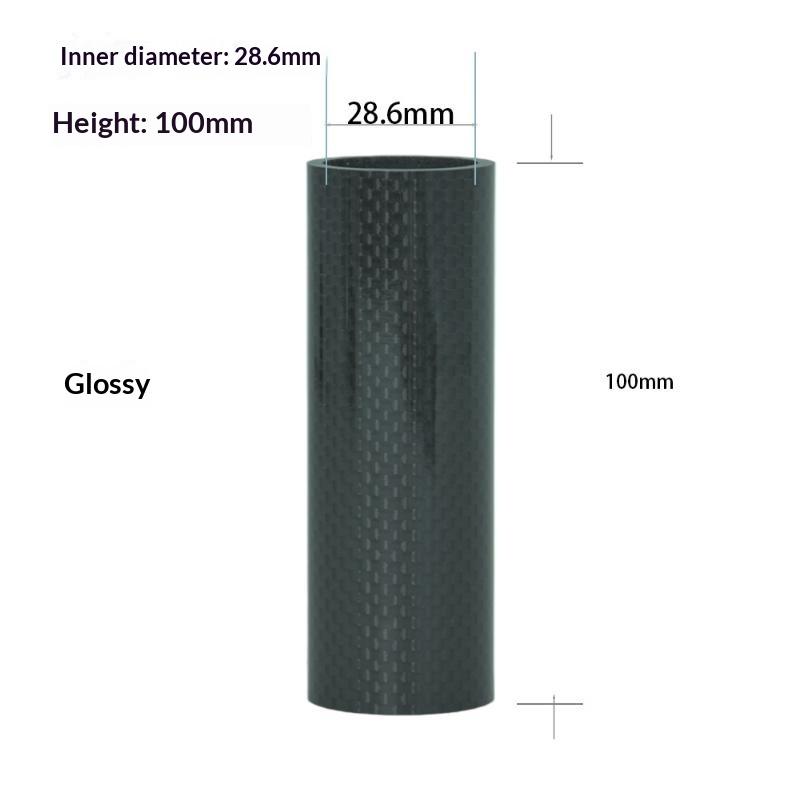 1Pc Bicycle Carbon Fiber Washer 1-1/8" Stem Washer Spacer 28.6Mm Mountain Bike Front Fork 1-150Mm Road Bike Accessories