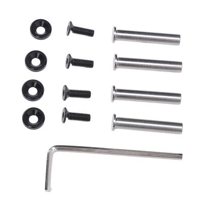 Computer Case Fan Screws Color Anodizing CPU Fan Screws Stainless Steel PC Cooling Fan Mount Screws Kit with Washers