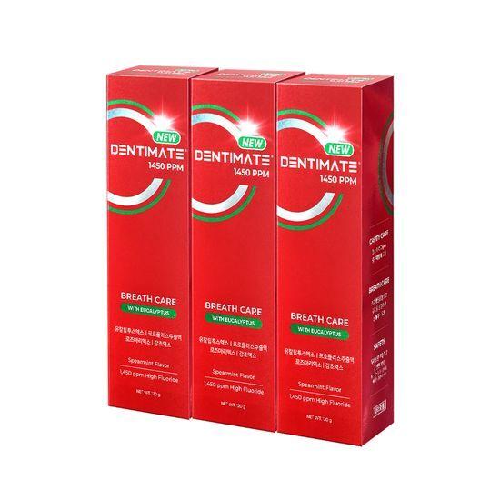 Clio Dentimate New 1450 High Fluoride Eucalyptus Breath Care Toothpaste 150g X 6