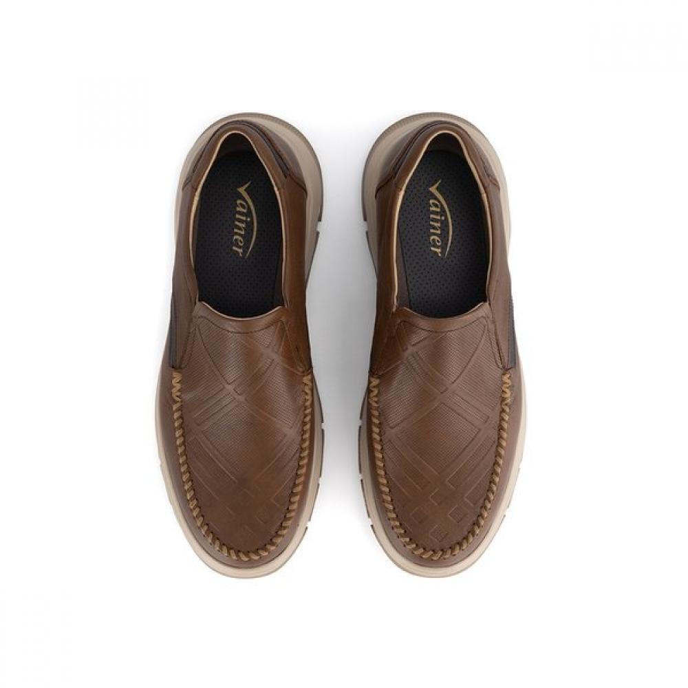 Vainer Men S Comfort caSual Slip On Camel 1g830v1km
