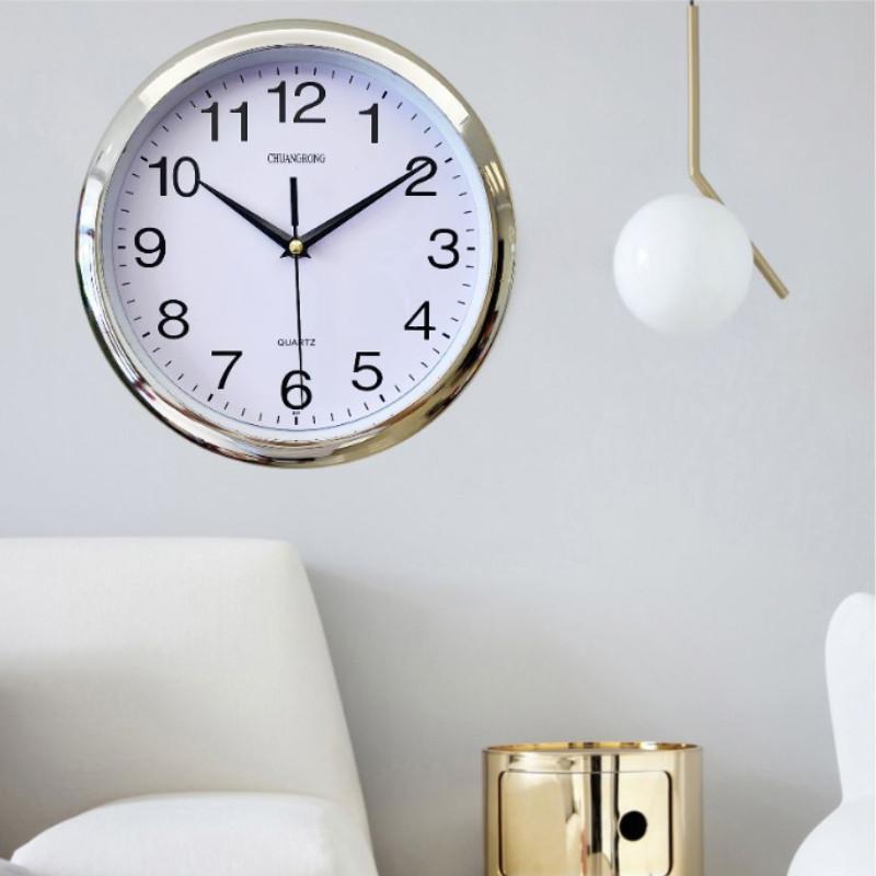 Vintage Round Quartz Kitchen Wall Clock Modern Home Bedroom Retro Tool Time