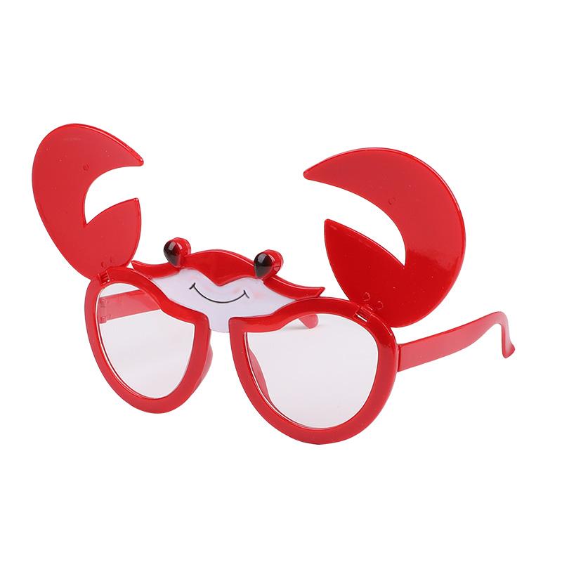 Hawaiian Party Sunglasses Summer Luau Tropical Beach Party Decoration Flamingo Photo Props Kids Birthday Favors Wedding Supplies