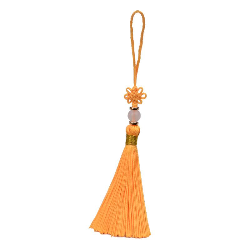 5pcs 13cm Short Tassel Spike Polyester Ice Silk Small Tassel Bookmark Key Chain Tassels for DIY Sewing Crafts Home Decor Tassel