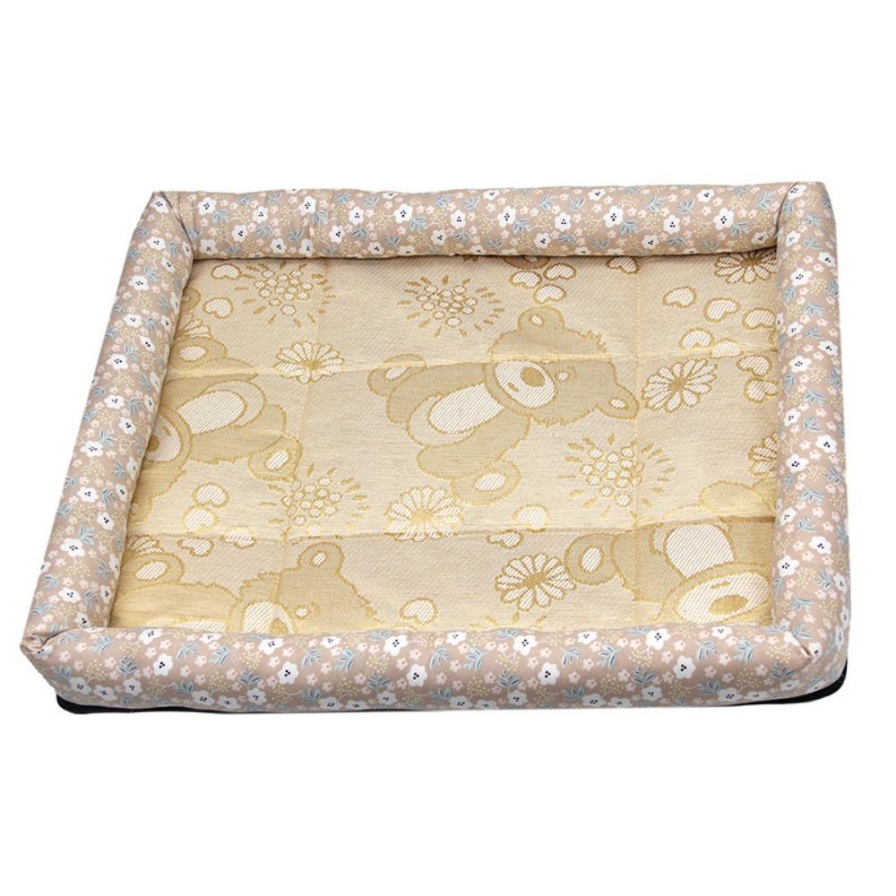 Pet Supplies Ice Silk Dogs Cooling Bed Soft Comfortable Pet Cool Mat Waterproof Washable Dog Mat Cats