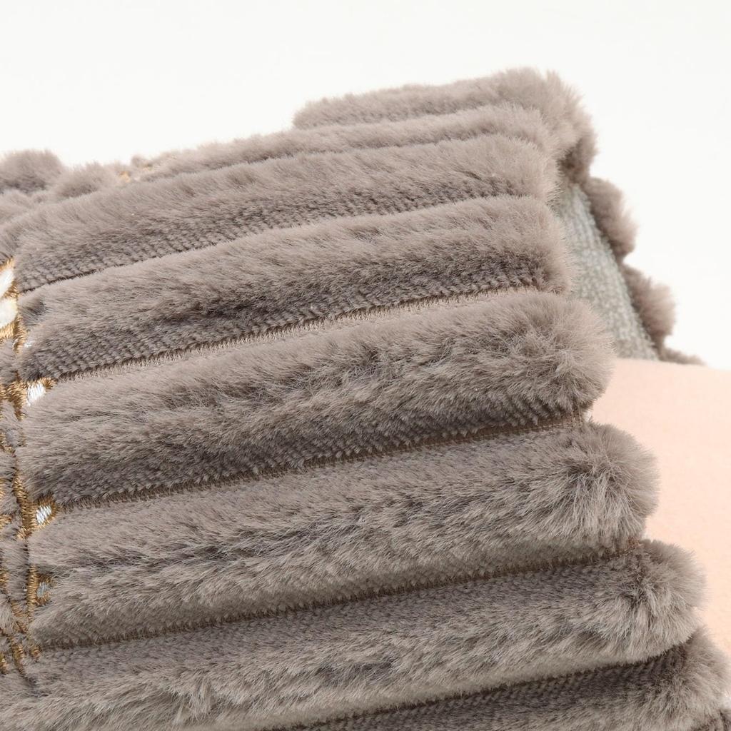 Lisa Larson Hedgehog Ribbed Soft Slippers Nordic Style Lisa Larson Room Shoes for Men and [Cute Women] (Gray, L)