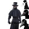 Halloween Plague Doctor Mask Steampunk Gothic Bird Beak Props for Party Carnival Cosplay Costumes Masquerade
