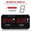 Intelligent Temperature Humidity Meter with LED Digital Display Screen Wall Mounted Digital Thermometer Hygrometer