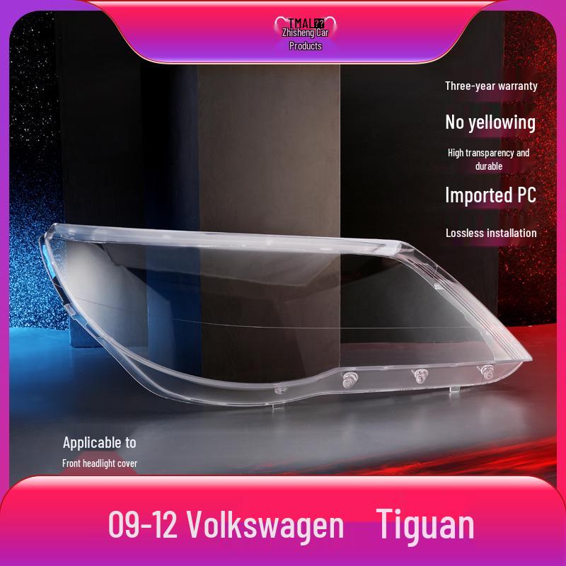 Compatible Transparent Headlight Covers for Tiguan Models 2009-2012