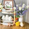 13Inch Artificial Tulips And Lavender Bouquet With Baby Breath For Wedding Home