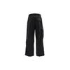 Nike Solid Color Zippered Multi-Pocket Cargo Pants Men Bottoms Black FN2615-010