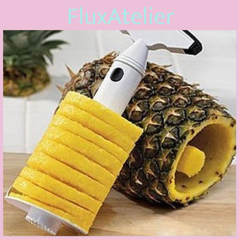 Premium Stainless Steel Fruit Pineapple Corer Slicer Peeler Cutter Parer Kit