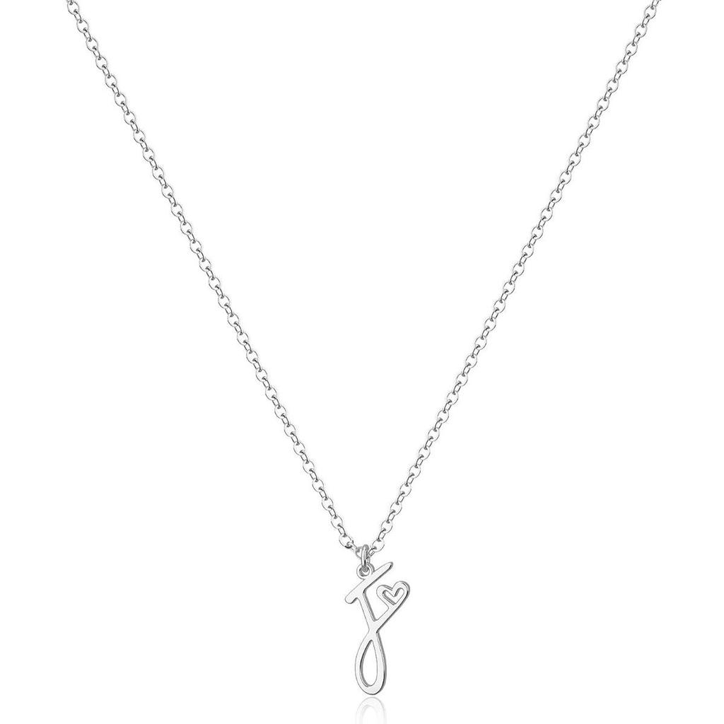 Stainless Steel Luxury Letter Necklace - Women's Stylish Clavicle Chain