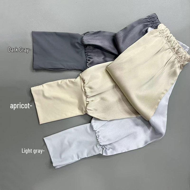 

Luxury 19 Momme Mulberry Silk UV-Protection Cycling & Driving Sleeves One Size (19 Momme) абрикосовый