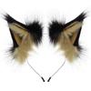 Animals Cat Ears Headband JK Furry Cosplay Headwear Sweet Wolf Dog Hair Band  Halloween