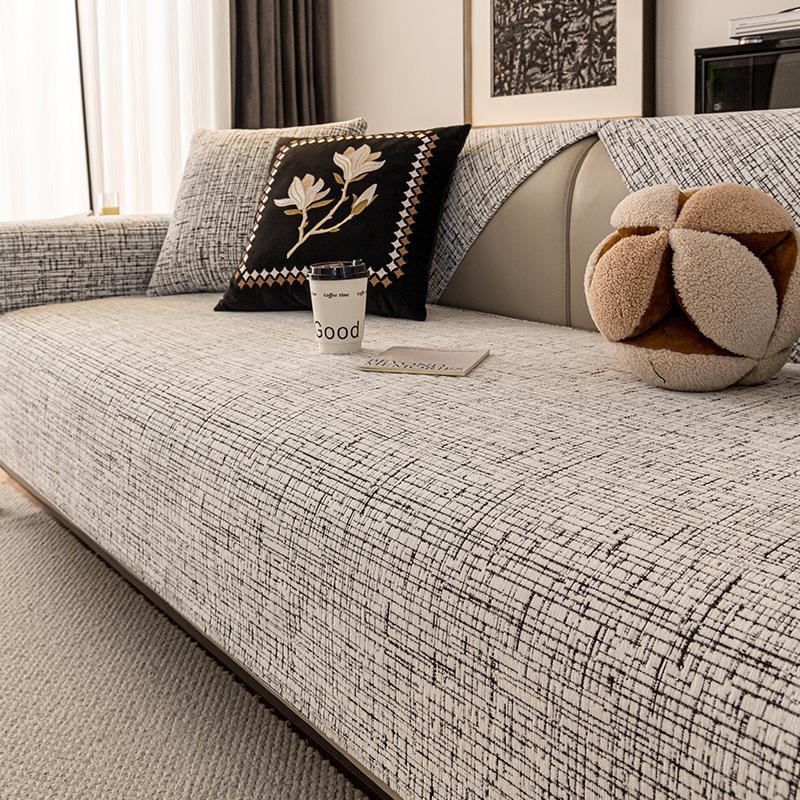 Hustá žinylková podložka na pohovku Protiskluzové potahy na pohovku Obývací pokoj Rohová univerzální deka na pohovku Čtyři roční období Domácí deka na pohovku