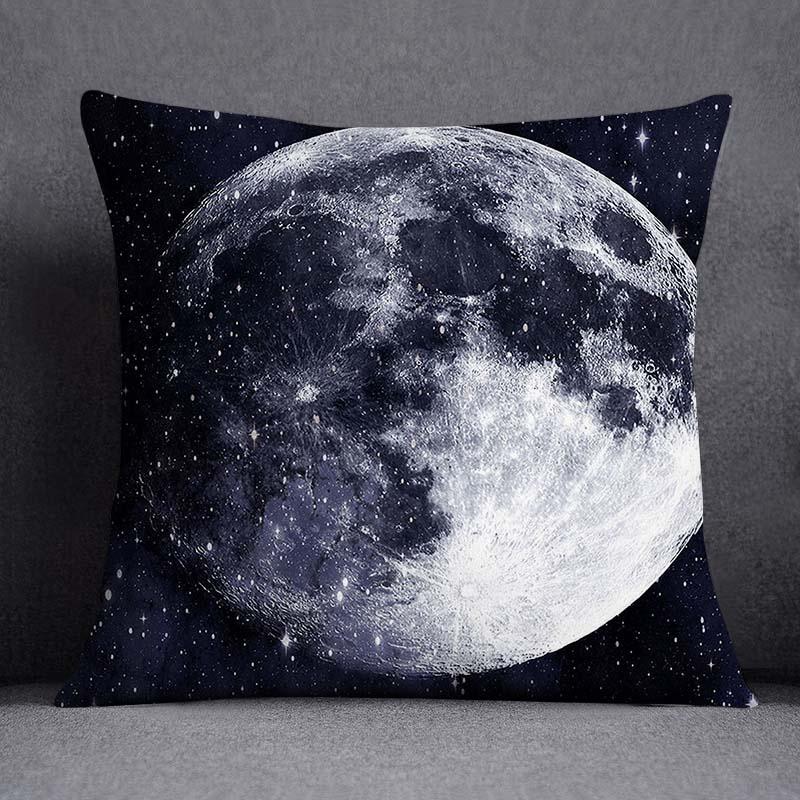 Astronaut Collection Pattern Decorative Pillowcase, Square Pillowcase, Home Office Decor