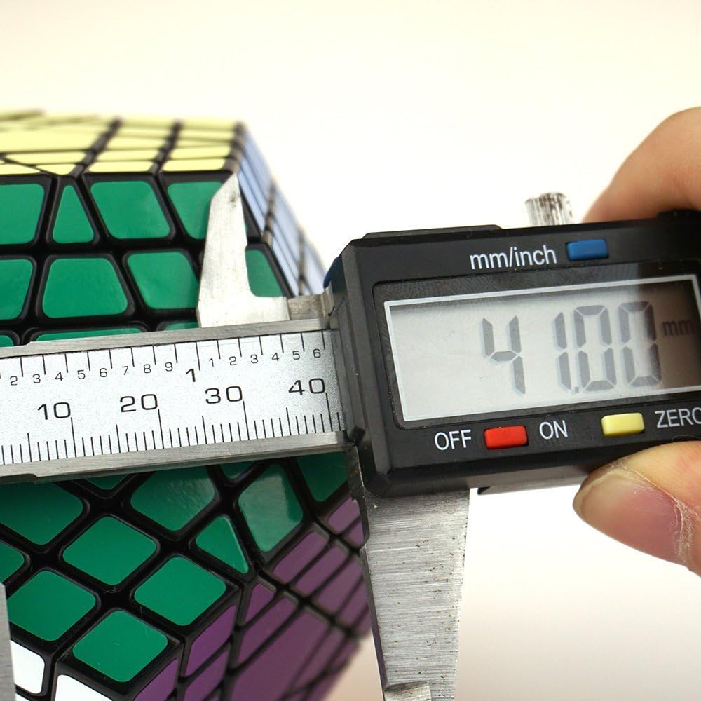 Hann Megaminx Pyraminx Speed Cube 2x2 3x3 Kilominx Megaminx Pyramid Dodecahedron Black Magic Cube Puzzle Games Twist Fidget Toys (5x5 Megaminx Black)