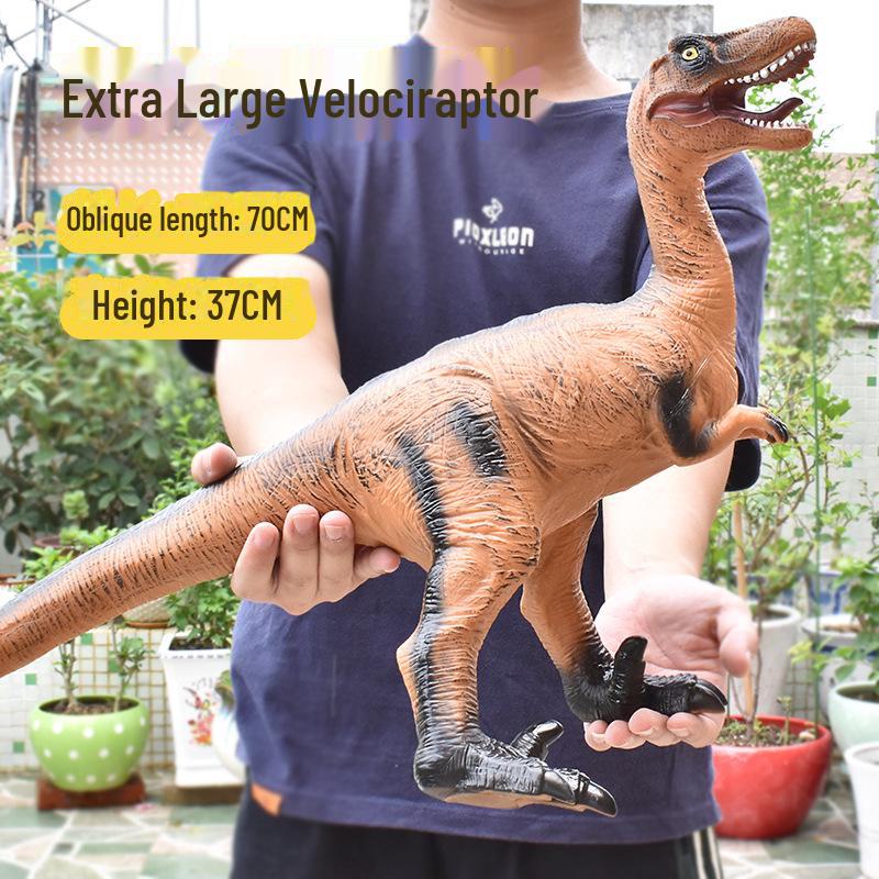 Soft Plastic Giant Dinosaur Model - Cotton-Filled Tyrannosaurus Rex/Triceratops Gift